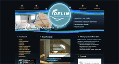 Desktop Screenshot of delin.pl