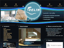 Tablet Screenshot of delin.pl